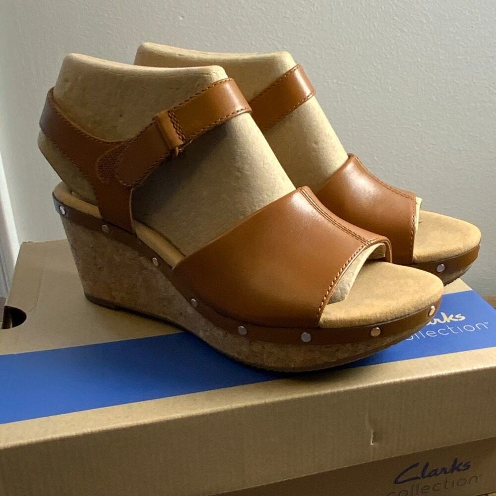 Clarks Annadale‎ Clover NIB tan size 8W